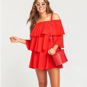 EUC Show Me Your Mumu Triple Decker Romper Sz XL